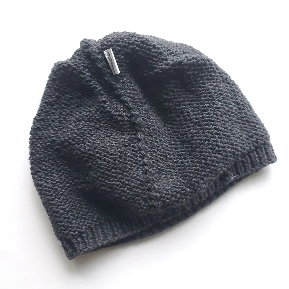 Crochet Baby Hat 3-6 Month Beanie Handmade Nepal Granny Circles Boho Cottagecore
